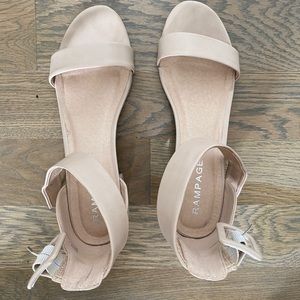 Nude Heeled Sandals